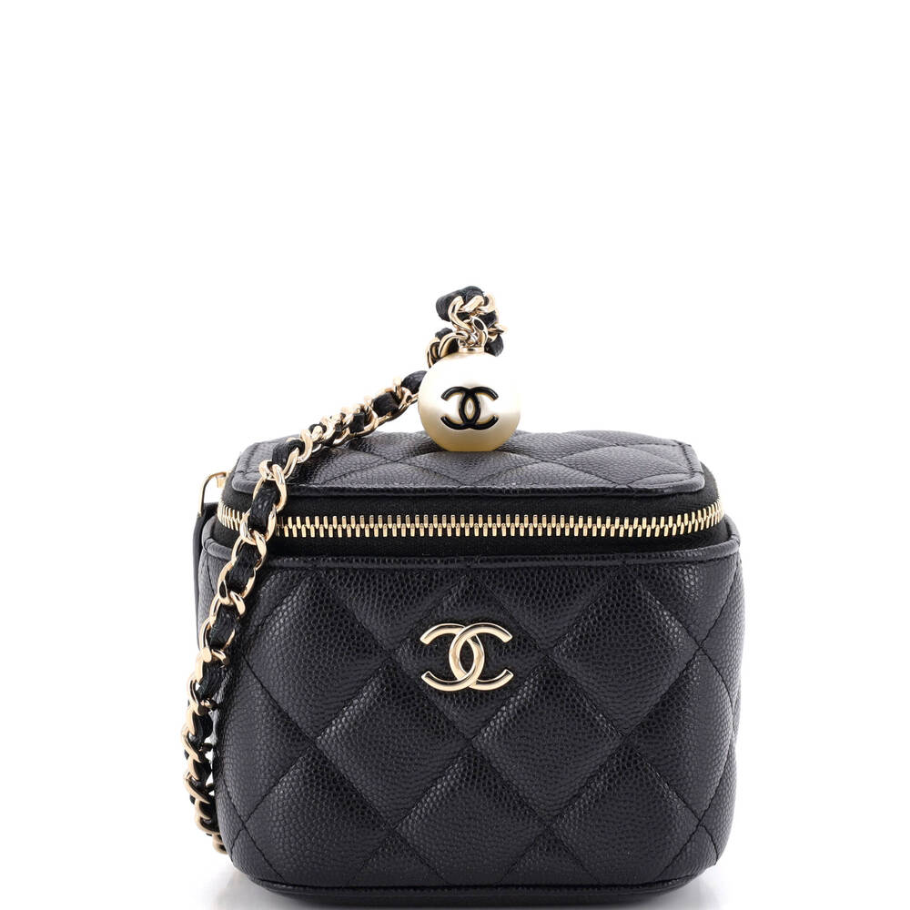 Chanel Classic Pearl Vanity Case With #268052C35B